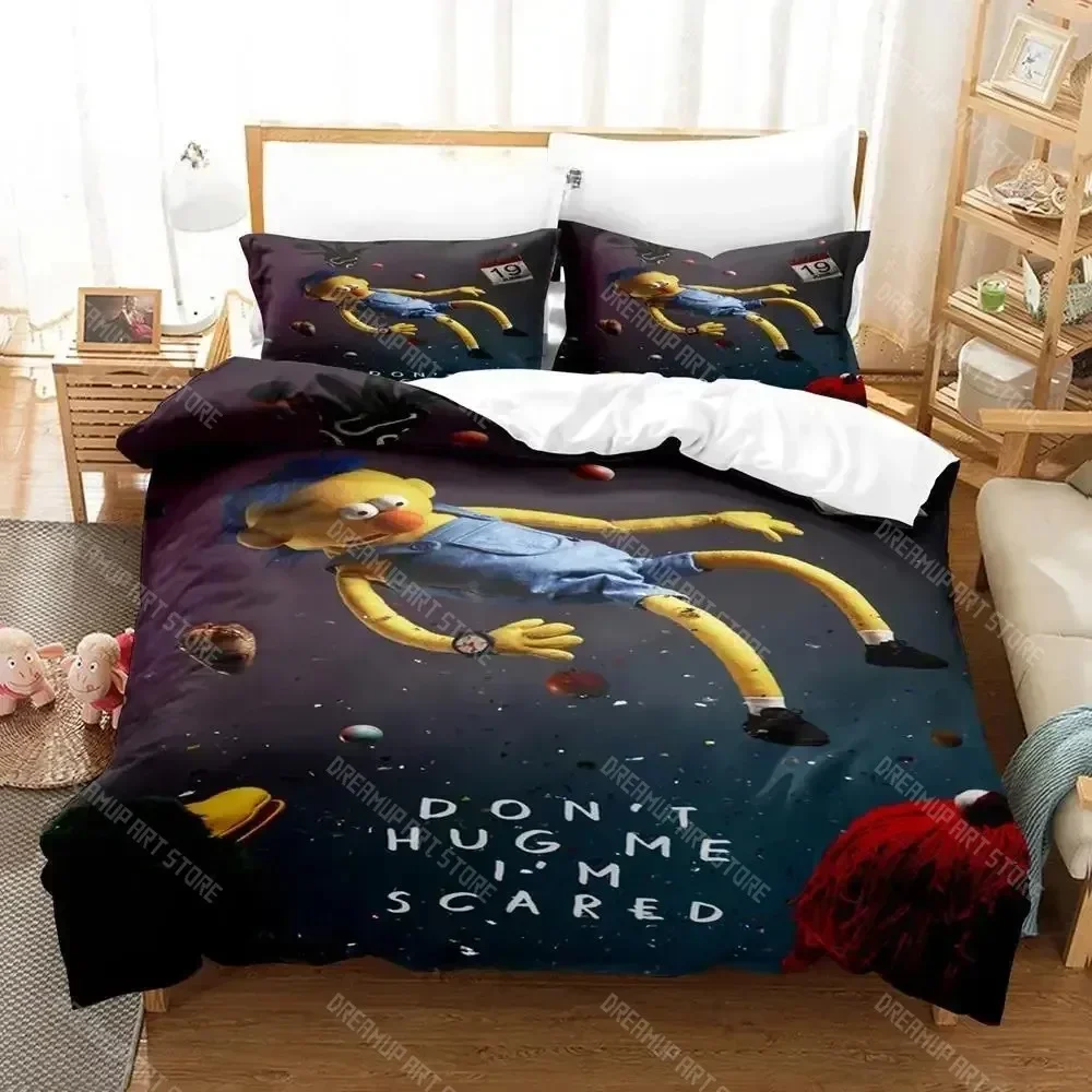 2026 Dont Hug Me Im Scared Bedding Set Single Twin Full Queen King Size Bed Aldult Kid Bedroom Duvetcover Anime Bed