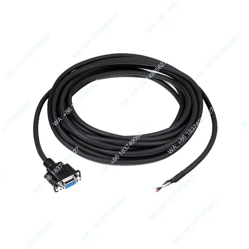 Closed-loop stepper motor encoder extension cable, with closed-loop motor drive