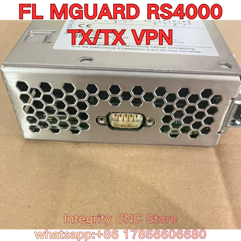 Second-hand FL MGUARD RS4000 TX/TX VPN industrial switch 1053403 functional test is normal