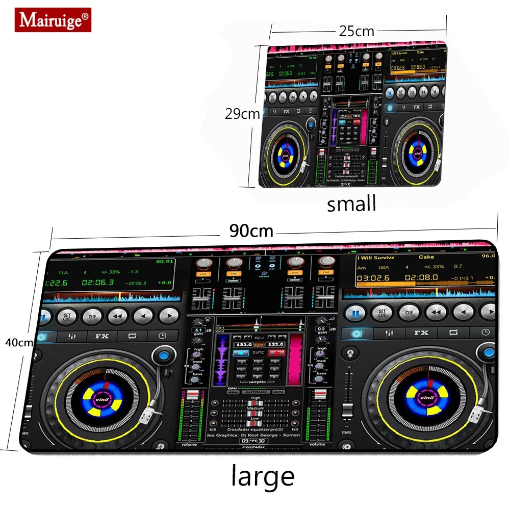 Mairuige لوحة ماوس الألعاب DJ تحكم سرعة RGB كمبيوتر محمول كبير LED لوحة ماوس للكمبيوتر المحمول XXL وسادة الطاولة لوحة المفاتيح حصيرة الماوس