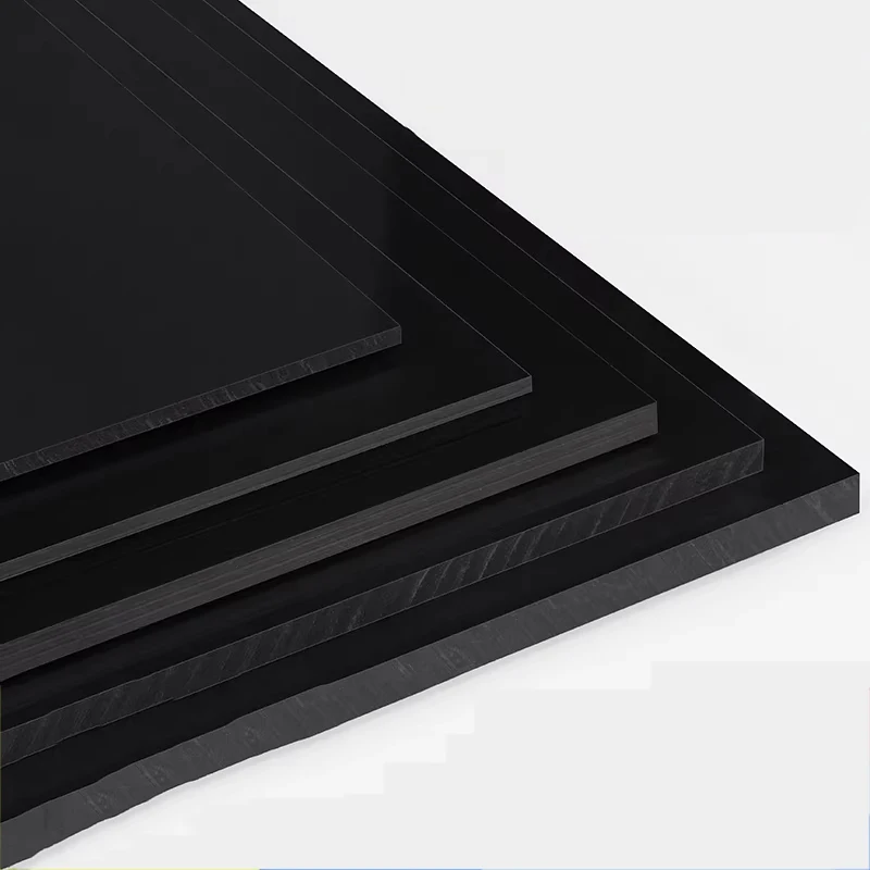 Thick 3/4/5/6/8/10/12/15/20mm Black Polypropylene Square Board, PP Plastic board, Engineering Plastic Board
