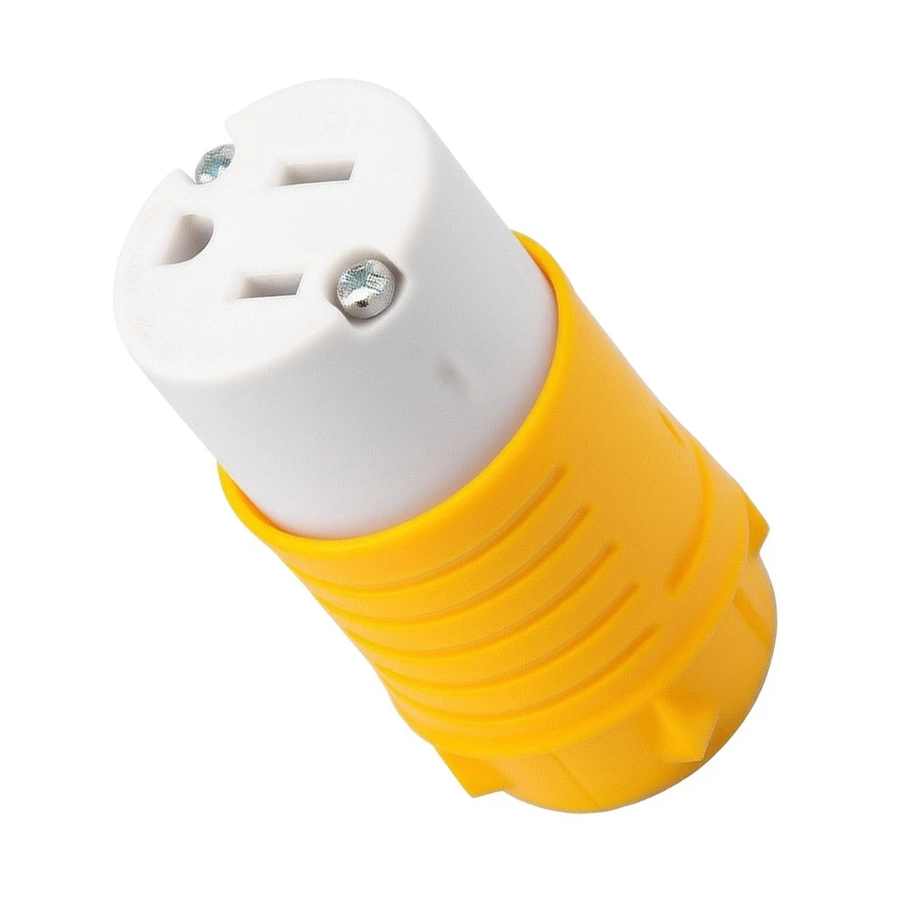 AC 125V 15A 5-15P Dual Receptacle Socket for Power Distribution in Industrial Settings and Professional Workspaces