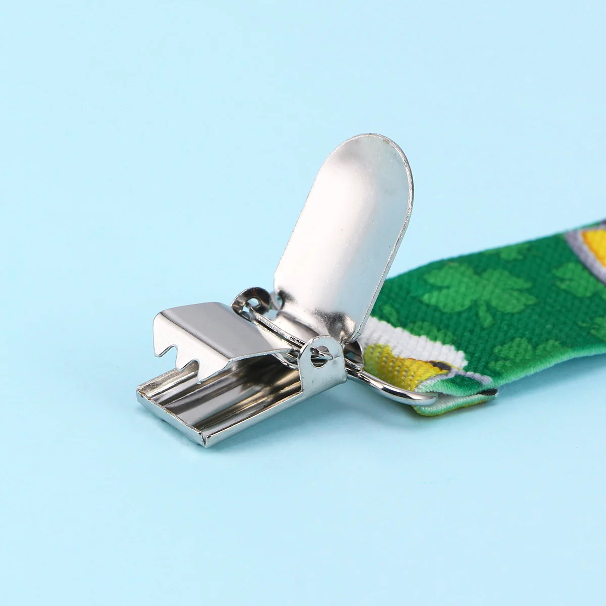 

Elastic Suspenders for Men Y-Shaped Braces Adjustable Clip on Comfortable Secure Hold Green Beer Print Suspender