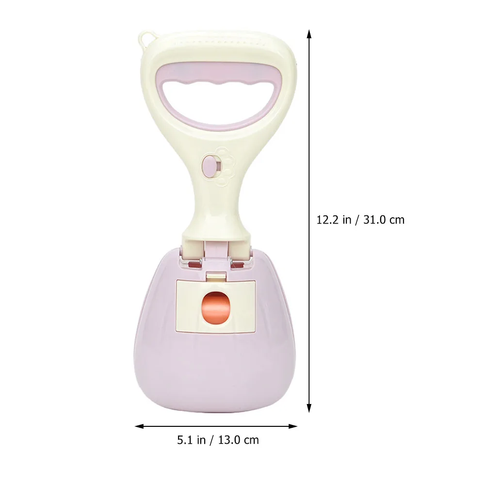 

Pet Pooper Scooper Dog Feces Picker Durable Plastic Comfort H Easy Operation Clean Supplies Accessories