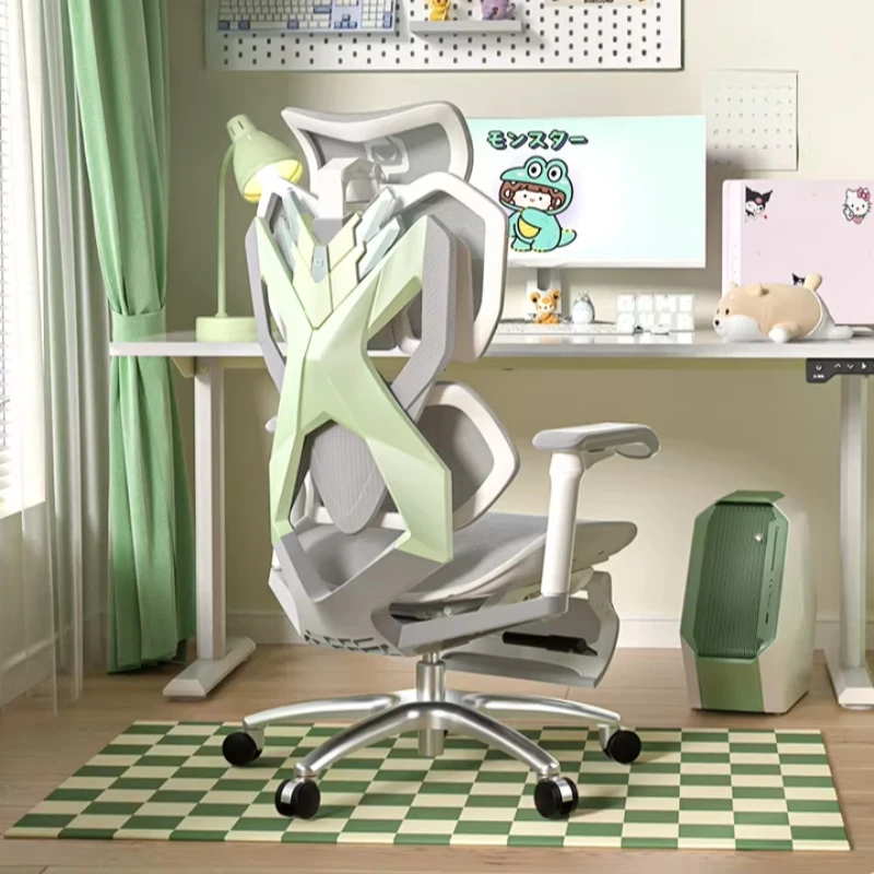 Ergonomic e-sports chair female computer game network chair waist protection comfortable Desk chair cadeira escritório furniture