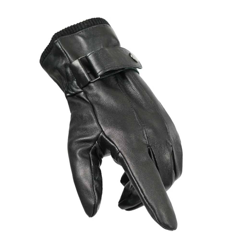 

New Winter Gloves Men Women Leather Warm Driving Gloves Mittens Touch Screen Waterproof Tactical Gloves Protection Travail