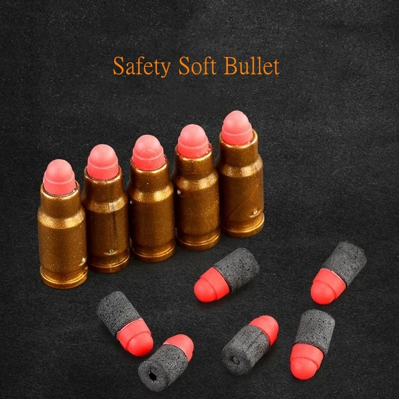 TISNERF New Soft Bullet For Glock/M1911/UPS/Desert Eagle Toy Gun