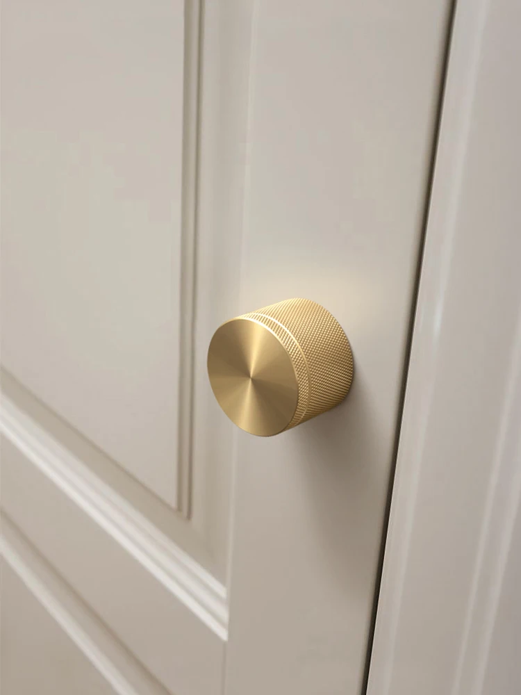 Goo-ki-cross Knurled Lock Knob Indoor Lock Grupo Privacidade Silver Locktoilet Porta Rotable Botão Mute para Quarto
