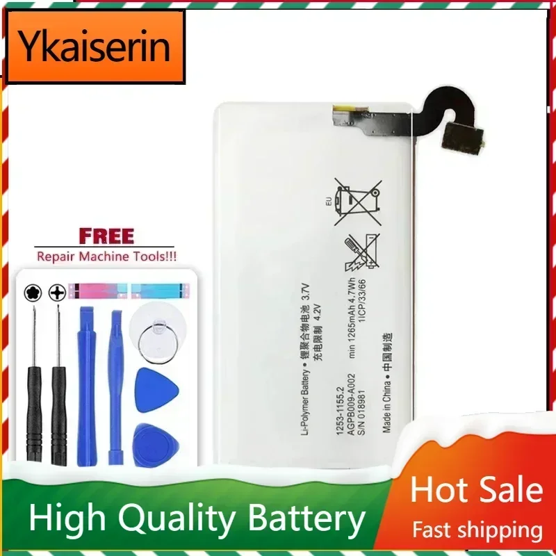 Mobile Phone Battery for Sony Xperia, MT27, Mt27i, Mt27a,1265Mah, AGPB009-A002 Batteria + Tracking Number Warranty