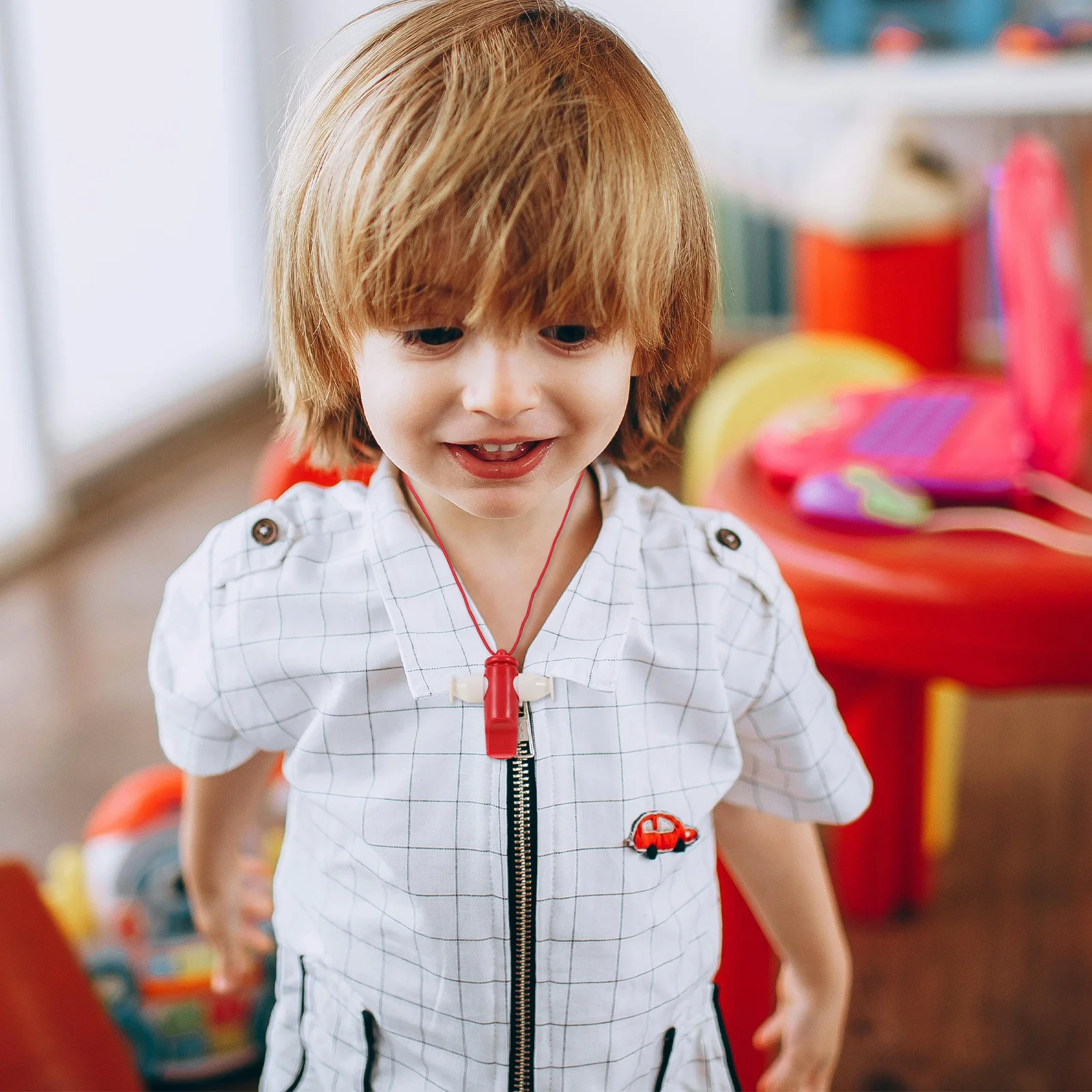 

4pcs Samba Plastic Whistle Musical Instrument Bright Color For Dance Practice Stage Performance Party Fun Orff Teaching