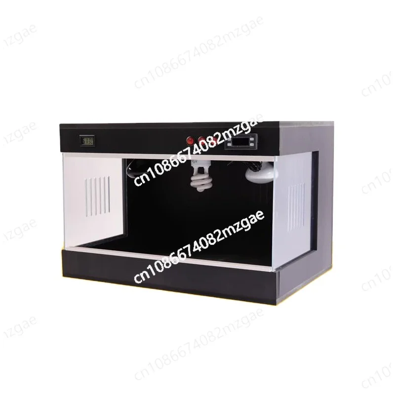 PVC glass container reptile box reptile pet feeding box turtle lizard terrapin pet thermostat insulation box u-shaped panorama