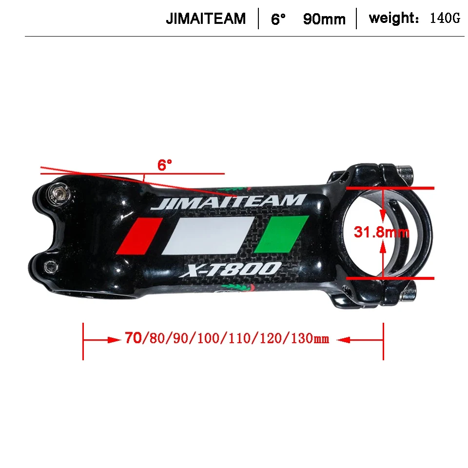 Bicycle Handlebar Stem, MTB Stem, BMX, Carbon, Road Bike, Off-Road, Mountain Bike Accessories - view 2
