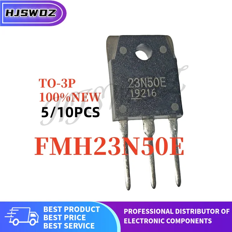 5PCS-10PCS FMH23N50E 23N50E TO-3P N-Channel MOSFET for Industrial Power Systems Brand New In Stock