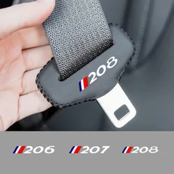 Car Seat Belt Clip Protector Seatbelt Buckle Plug Protective Cover For Peugeot 206 207 208 Car Accessories