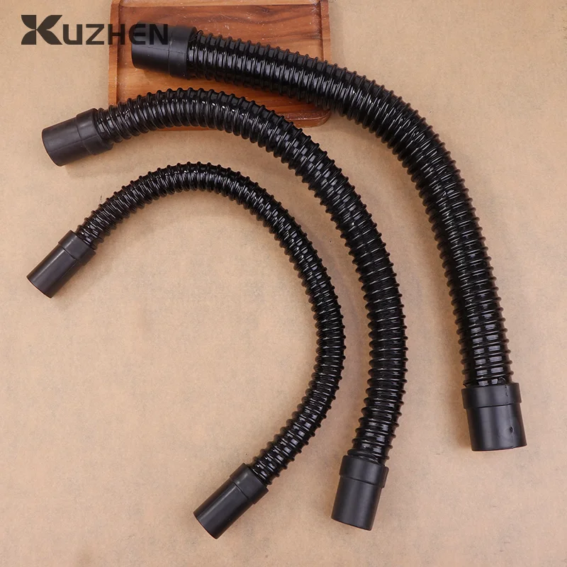 1PCS I.D 20/25/32mm Fish Tank Corrugated Hose Aquarium Corrugated Pipe Soft Rubber Head Inlet And Outlet Hose Water Pipe