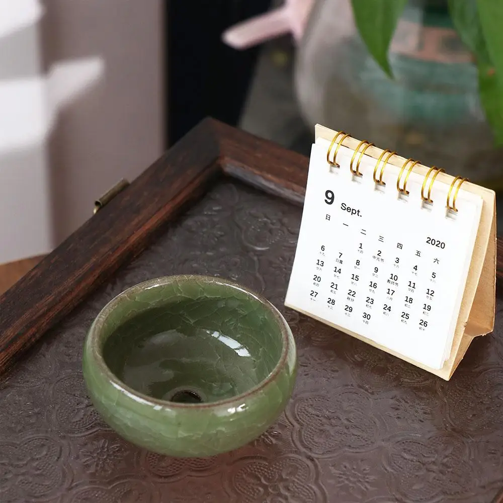 

Дышащие керамические цветочные горшки с ледяной глазурью, милый утолщенный сочный цветочный горшок, перфорированные мини-растения, кашпо, цветочное растение