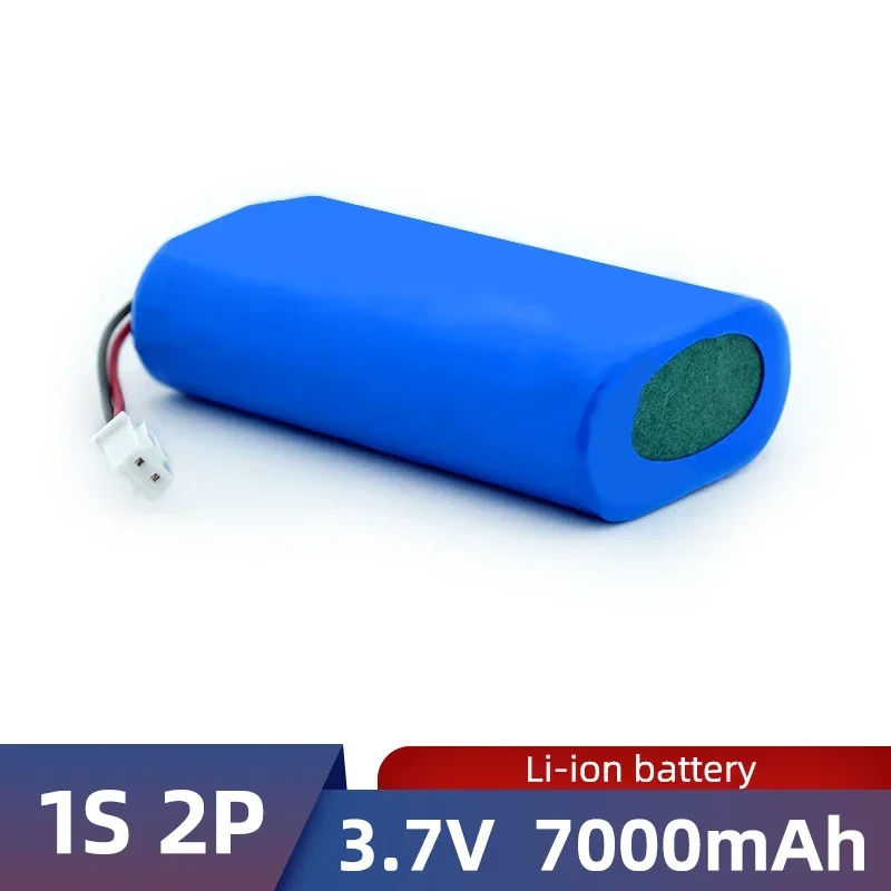 3.7V 1s2p 7000mAh lithium-ion battery 3.7V high-quality high energy density, high discharge ratebattery pack  18650 battery