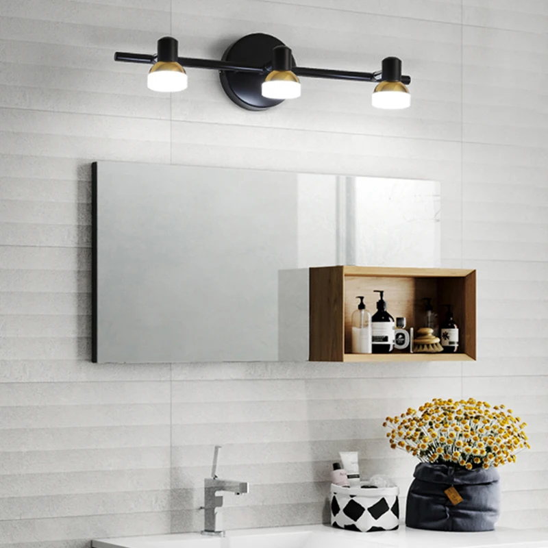 Applique Murale LED au Design Moderne, Luminaire Décoratif d'Nik, Idéal pour une Chambre à Coucher, un Sauna ou un Miroir, AC 110/220V