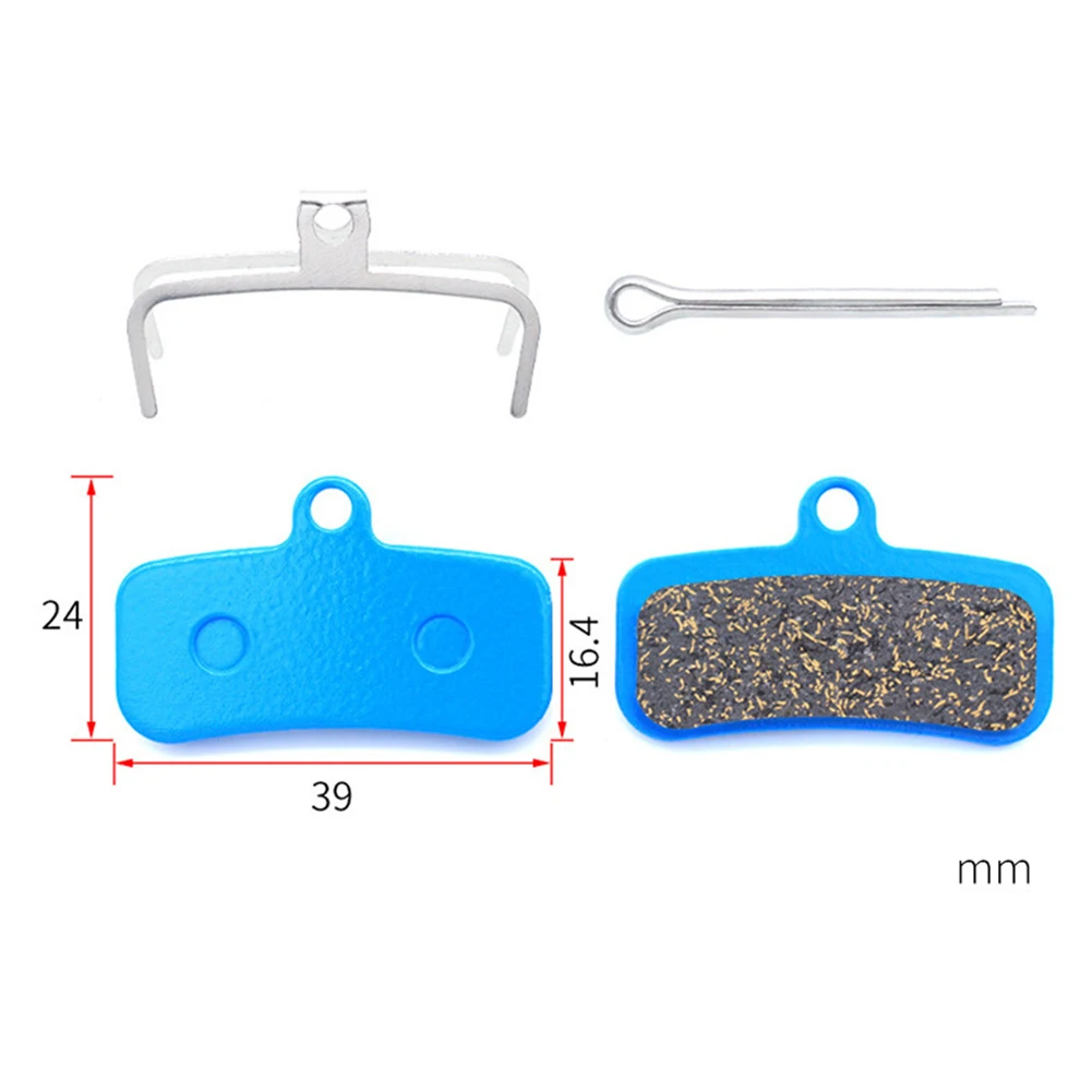 1 Pair MTB Bicycle Semi Metal Disc Brake Pads For Shimano Saint M810 M820 ZEE M640 Bike Cycling Organic Disc Brake Pads