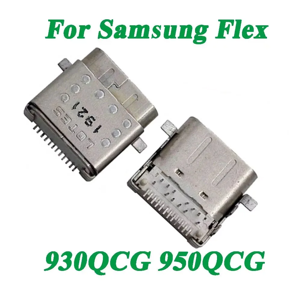 1Pcs For Samsung Flex 930QCG / 950QCG Type-c USB Jack Socket Charging Port Connector Base Plug