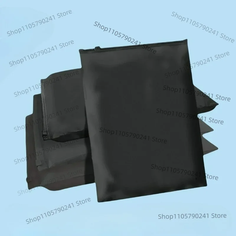 Matte Frosted Zip Lock Bags Compatible With Clothes Shirts Packaging Storage 50/100PCS Plastic Sealed Pouch Accessories
