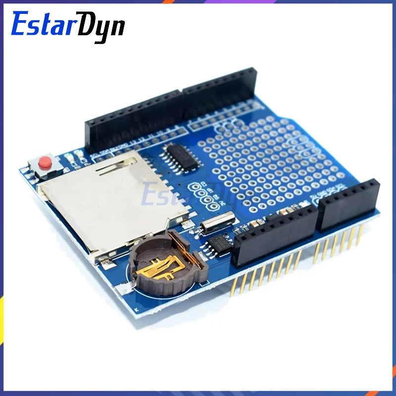 Estardyn SD Card Data Logger Shield Real-Time Logging Module Plug & Play for UNO R3 MEGA DIY Projects