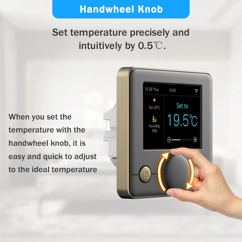 Tuya Smart Wifi Thermostat Electric Floor Heating Water Gas Boiler Termostato Digital Warm Underfloor Temperature Controller