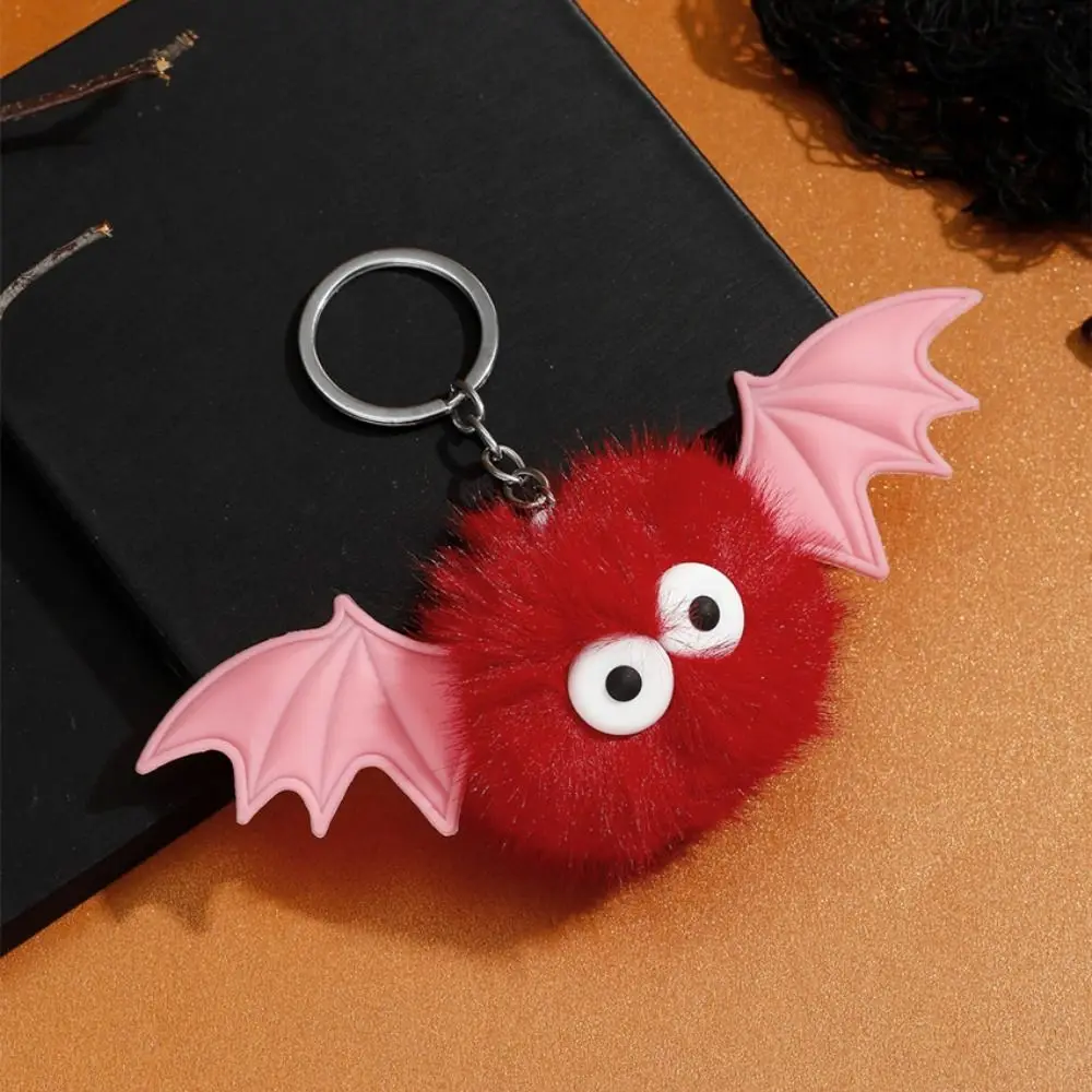 Cute Pendants Bat Keychain Bag Pendants Car Hanging Halloween Keychain Bag Charms Keyring Birthday Gifts