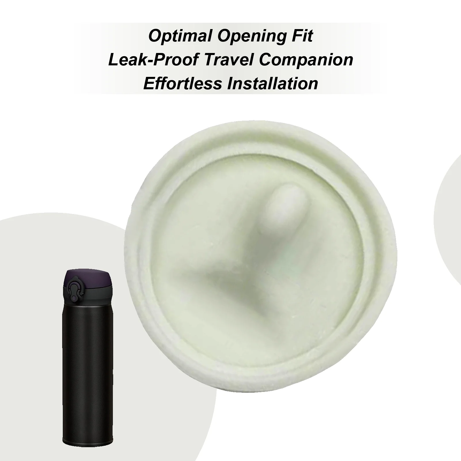 

Water Bottle Leak Stopper Silicone Travel Mug Supplies Sports Water Bottle Lid Stopper For Students Office Gym Hiking Camping