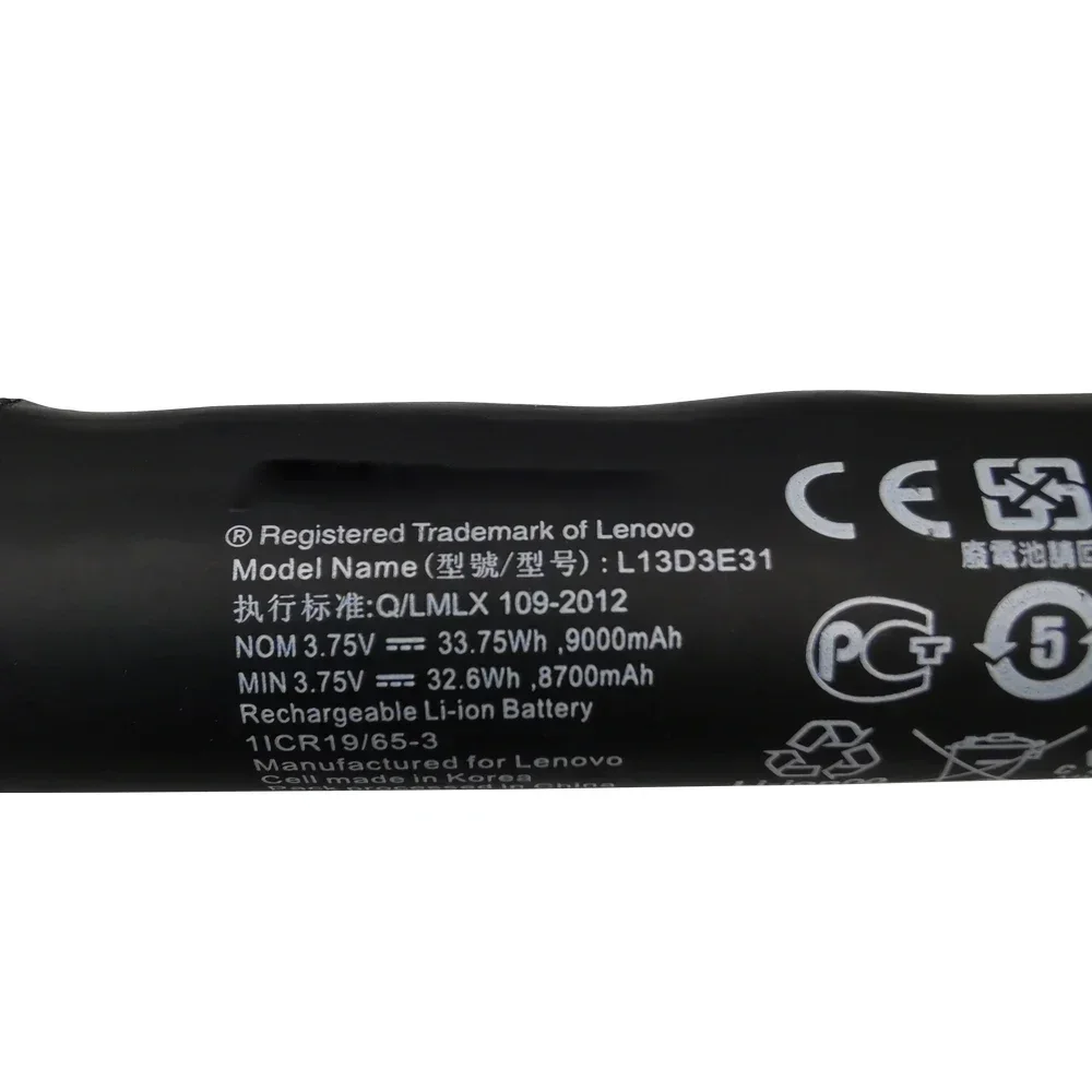 L13D3E31 Battery For Lenovo Yoga 10 B8000 B8080 B8000-F B8000-H B8080-H B8080-F L13C3E31, Original, New, Original, In Stock