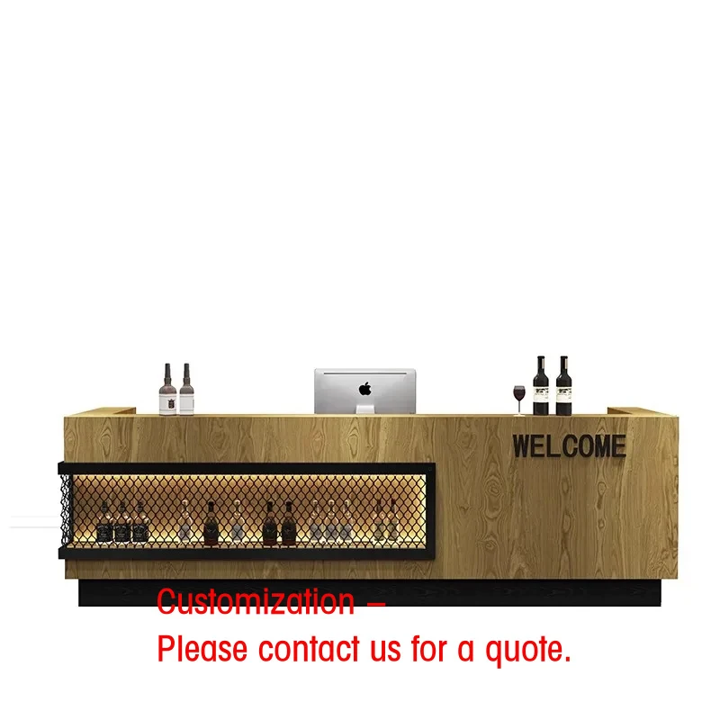 custom.Vintage Industrial Style Double-Sided Metallic Hot Pot Restaurant Cash Register Bistro Bar Catering Grill Fr