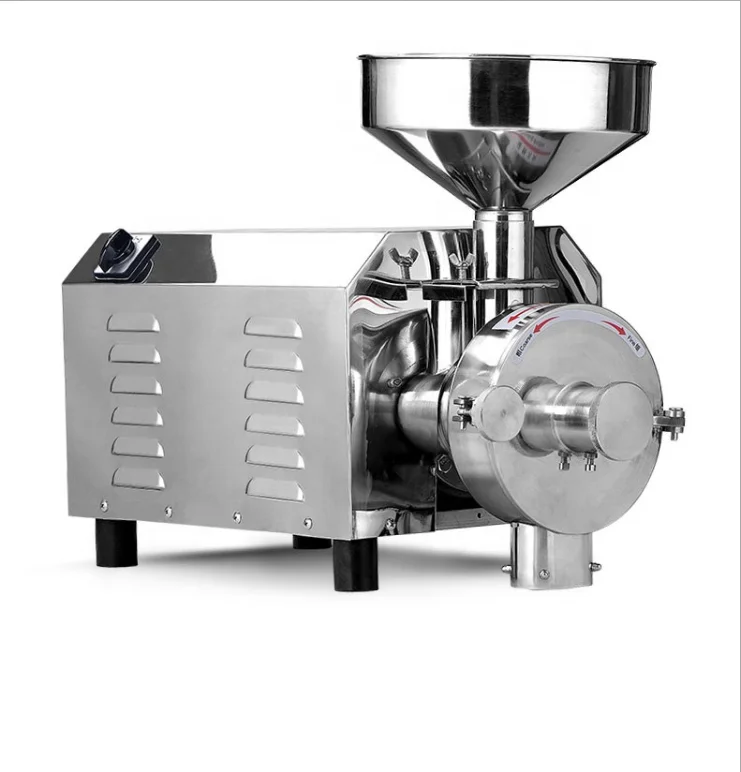 Electric Grain Grinder Maize Milling Machine Small Chili Mill Grinder Flour Mill Machine Fine Powder Making Machine For Home Use