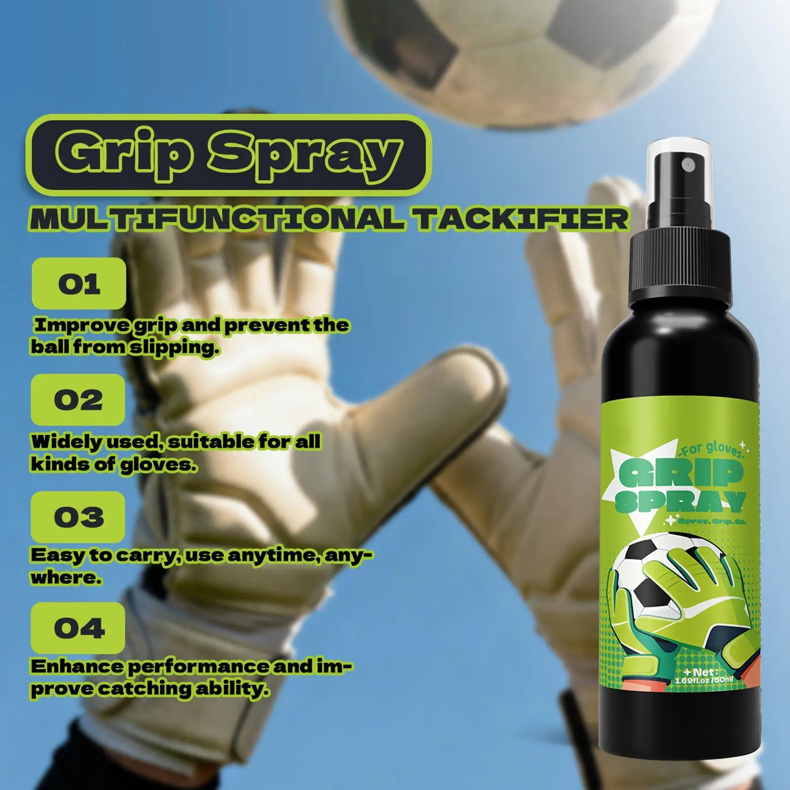 Спрей для футбольных перчаток