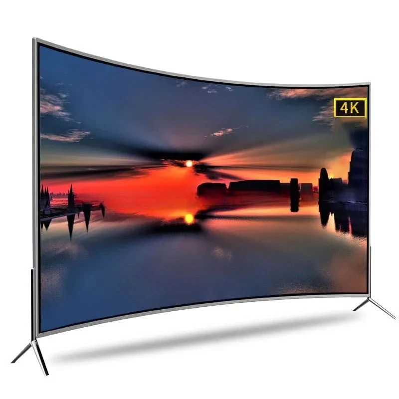 55 Inch Hot Sale New Product Curved Screen Led Tv Television 4k Smart Tv 55 Inch