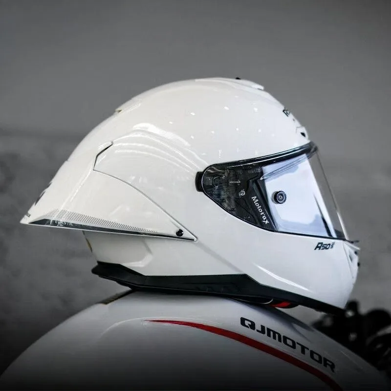 

Мотоциклетный шлем MOTORAX R50S с полной защитой лица, гоночный шлем с большим задним спойлером, защитный шлем для мужчин и женщин