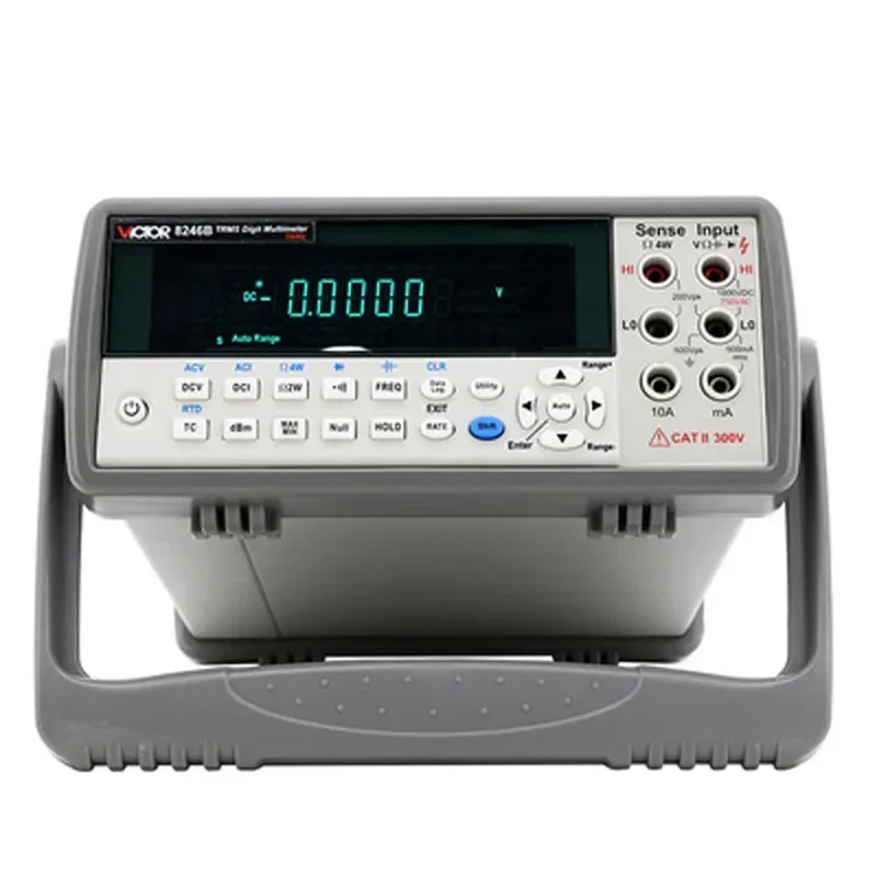 VC8246B Desktop Digital Multimeter 4-1/2 Bit VFD Display Autoranging Digital Multimeter Bench Top Multimeter 110V-220V 20Hz~1KHz