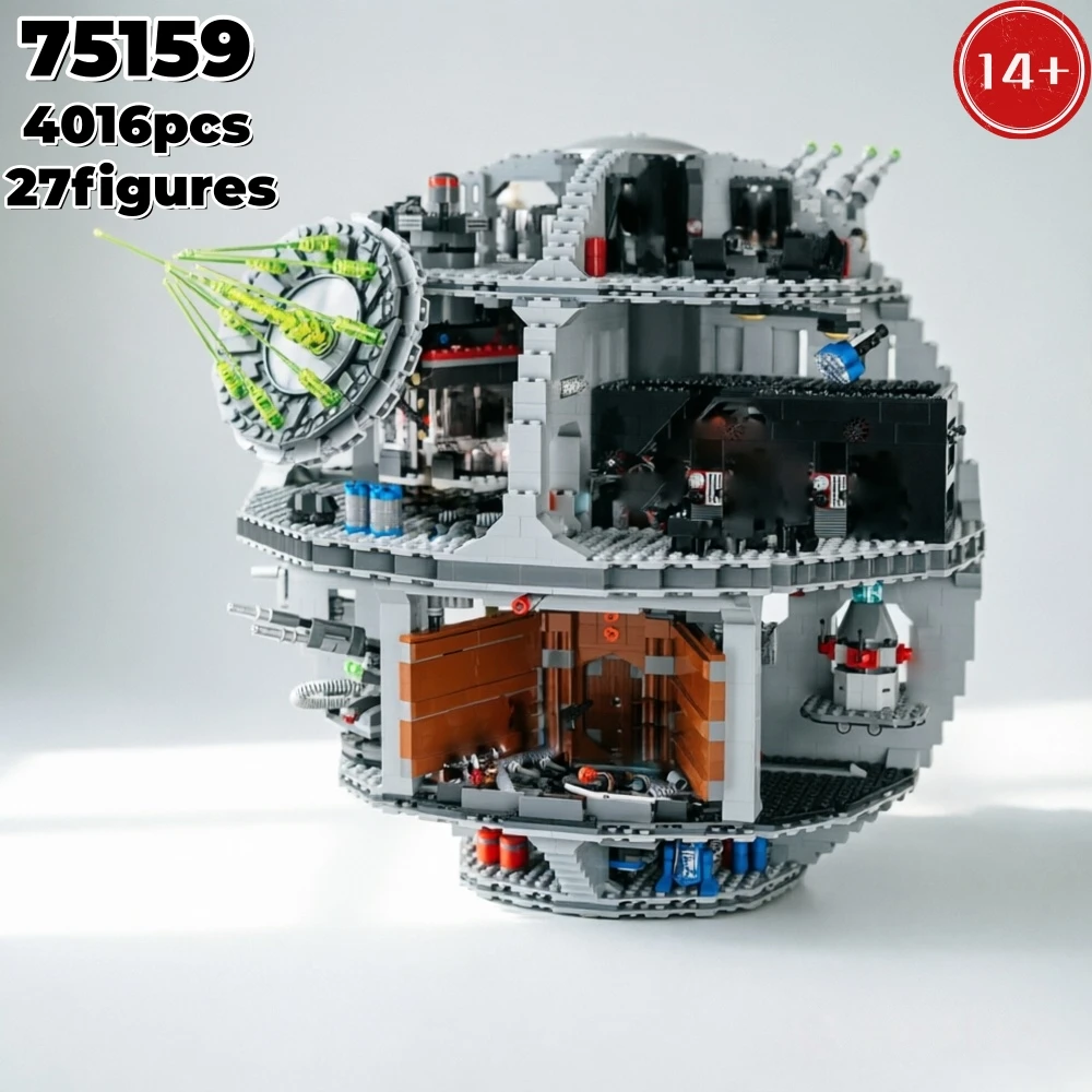

In Stock Space Battle 4016pcs Building Blocks 27 Figures Ucs Large Galaxy Ship Model Assembly Bricks Adult Gift Toy