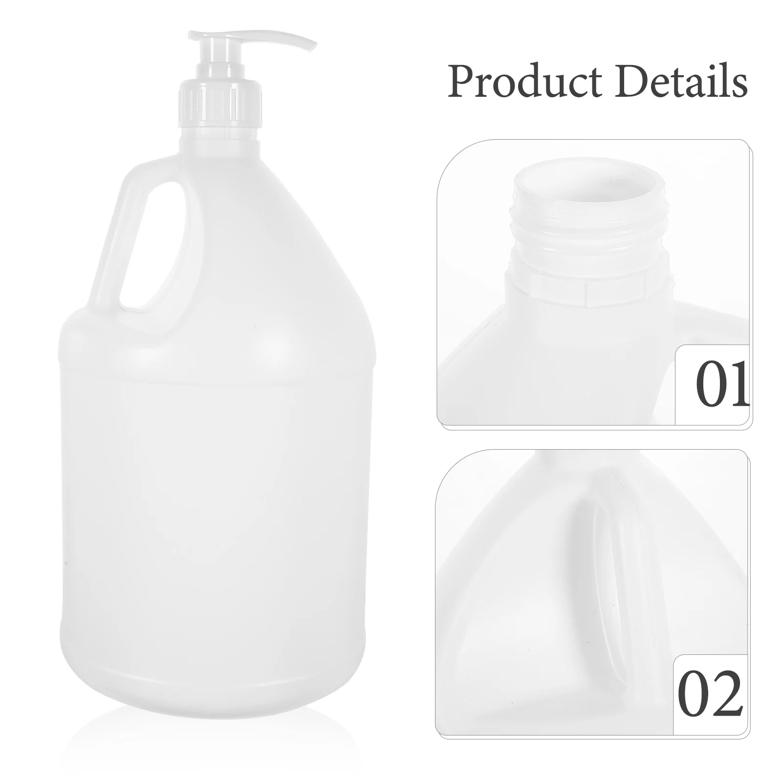 Round Gallon Bottle Bucket Food Containers Tap Drink Dispenser Plastic Liquid Detergent