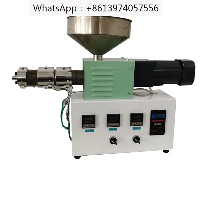 Desktop SJ35 mini plastic extruder lab tiny single solo screw extruding machine extrusora