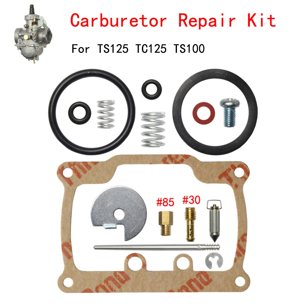 motorcycle Carburetor repair kit FOR SUZUKI TS125 TS125N TC125 TS100 TS TC 100 125 CARB