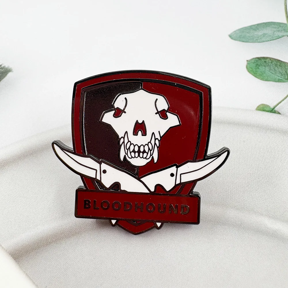 Roaring Black Phoenix Operation Bloodhound Logo Badge Shooting Games FPS Peripheral Enamel Pin Blood Hunter Gamer Gift