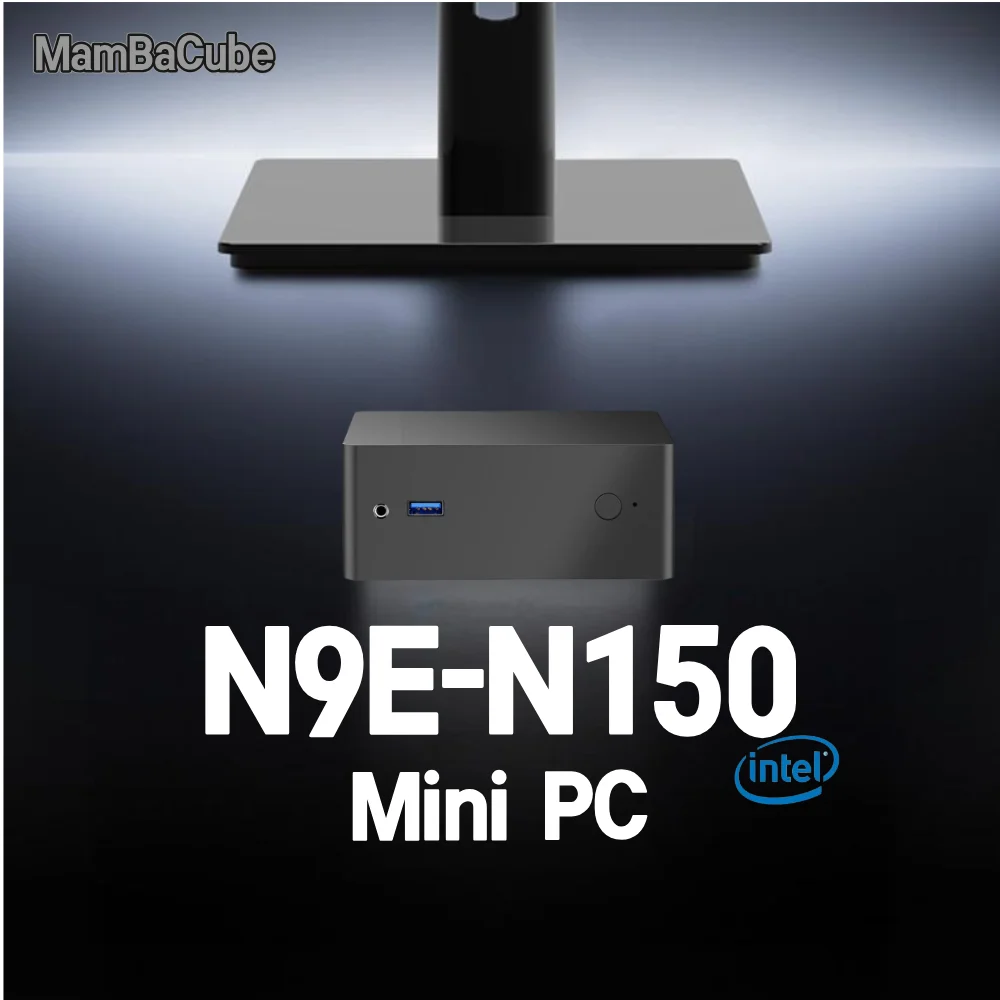 كمبيوتر صغير MamBaCube N9E Intel N150 Win11 Pro 8GB 16GB DDR4 256GB 512GB SSD WiFi 5 كمبيوتر مكتبي مدمج محمول للمنزل والمكتب
