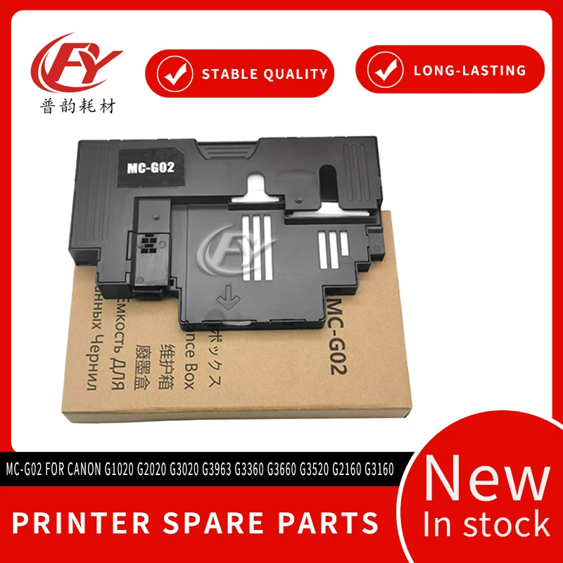 MC-G02 Waste Ink Maintenance Box Absorber Pad Compatible for Canon G1020 G2020 G3020 G3963 G3360 G3660 G3520 G2160 G3160 Printer