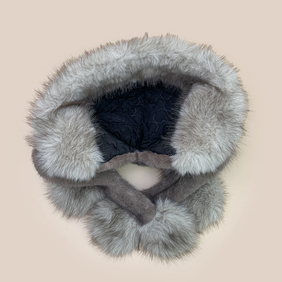 Cute Little Rabbit Ears Plush Hats Autumn and Winter Women Warm Outdoor Sunshade Leopard Print Versatile Straps Fisherman Caps