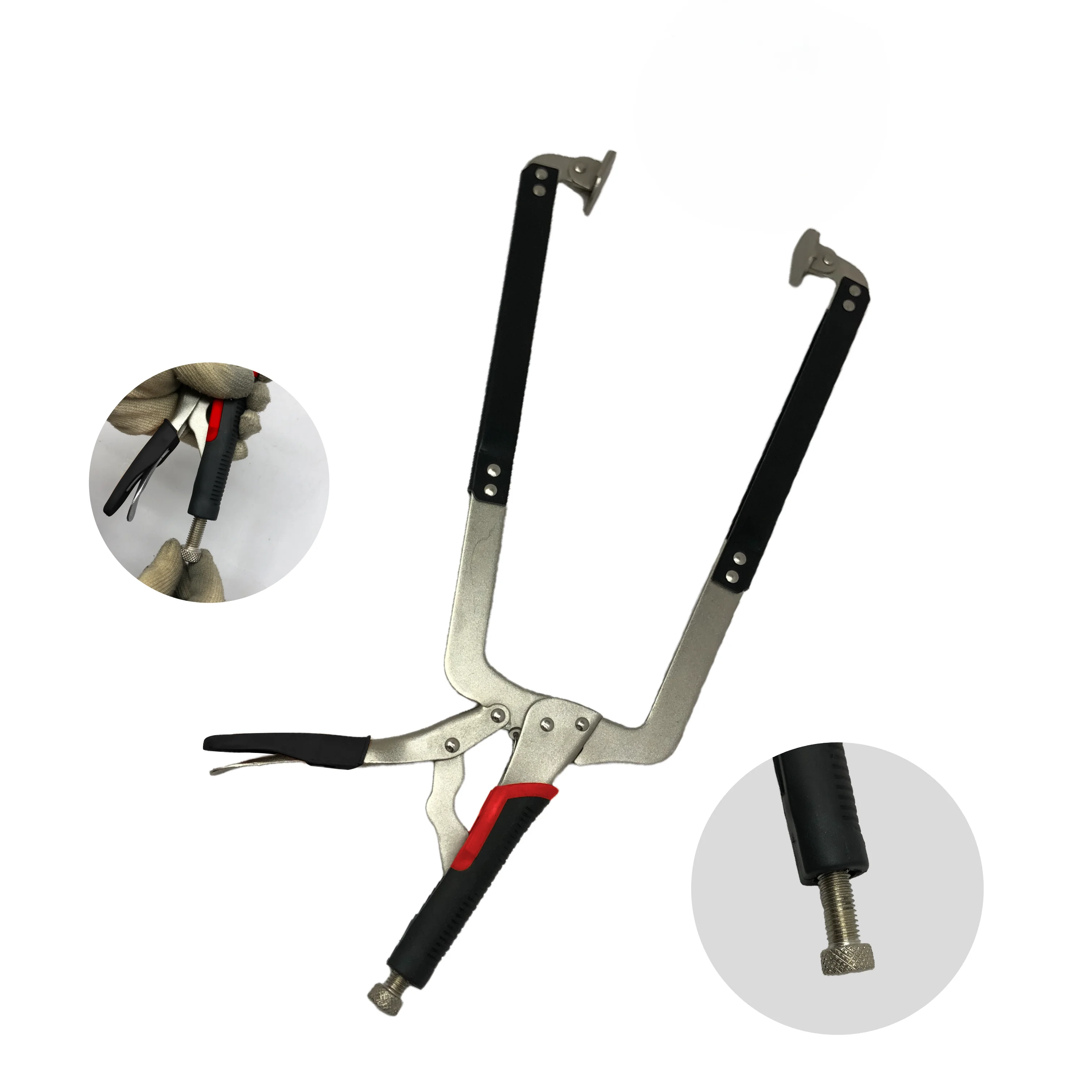 22 inch C-Clamp Weld Clip Woodwork Fix Plier Pincer Tong Toughbuilt Locking Pliers Overlength Mechanical Welding Clamp Hand Tool - Image 2