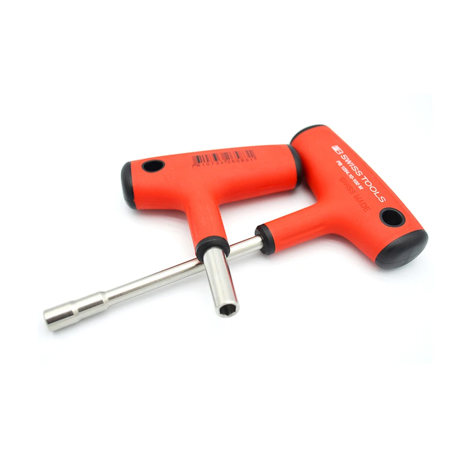 PB SWISS T-Shaped Screwdriver Handle Long Pole with Strong Magnetic for C6.3 and E6.3 1/4\