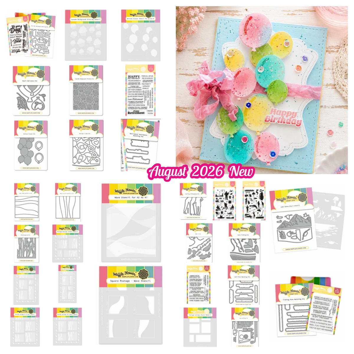 Waffle Flowers Ballerina Music Box Happy Drum Nutcracker October 2026 New Cutting Dies Stamp Stencils for DIY Handmade Scrapbook