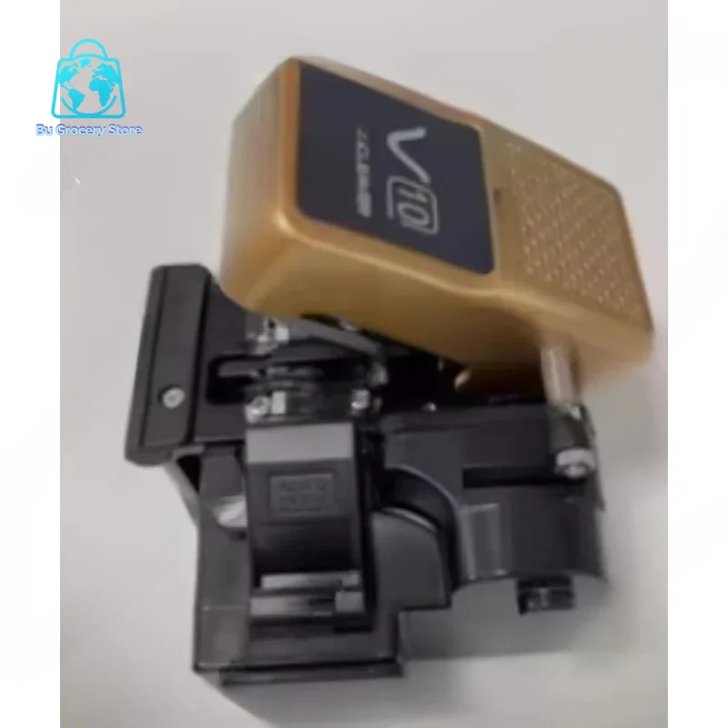 Original V10 Fully Automatic Fiber Optic Cleaver One-step FTTH Cutting Knife Press Fiber Cleaver V10 with Fiber Scrap Collector