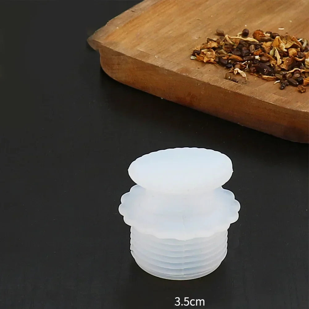 Silicone Stopper Bottle Cork Plug For Vacuum Flask Kettle Replace Accessories New Durable Thermos Stopper Sealed Plug