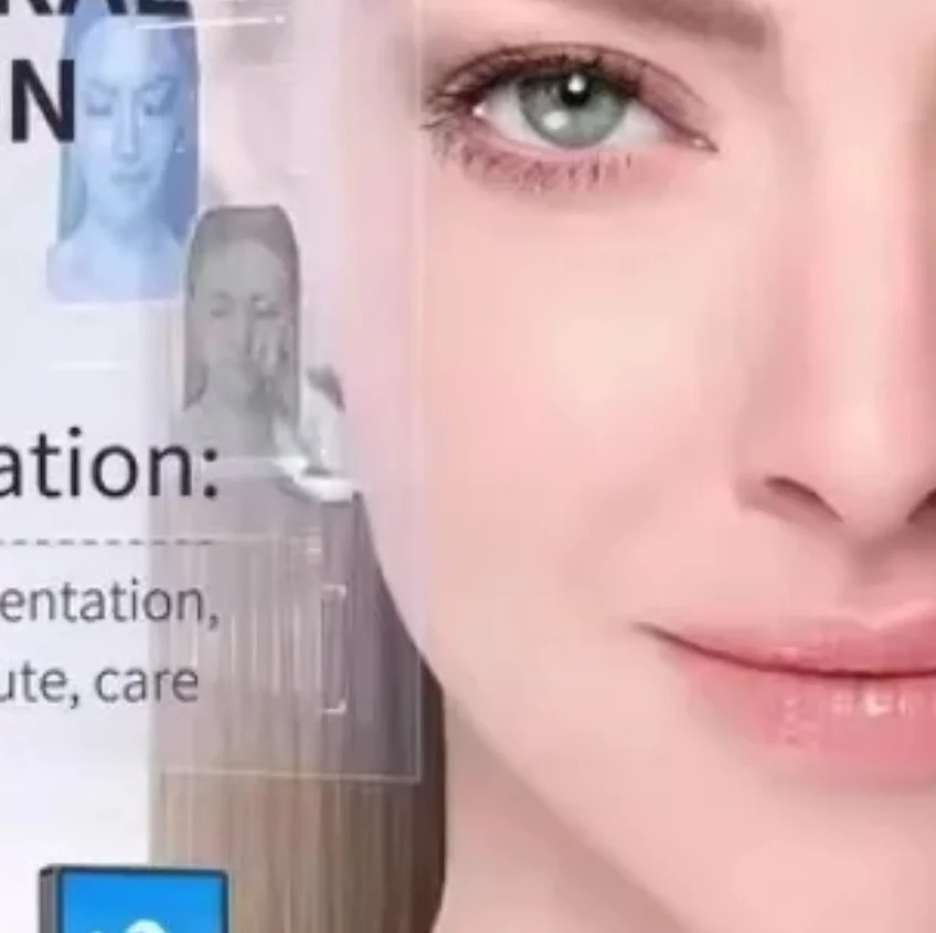 New Q1 3D AI Facial Skin Analyzer Machine 8 Light Spectrum Skin Analysis Scanner Detection Skin Problem Diagnosis Equipme